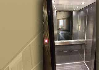 Stratifié compact pour ascenseurs Dica France 3