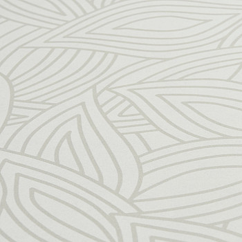 Image de détail du décor arabesque blanc (1653B)